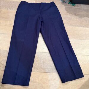 CHICO'S FABULOUSLY SLIMMING 1.5 SHORT BLUE PANTS NEW US SIZE 10